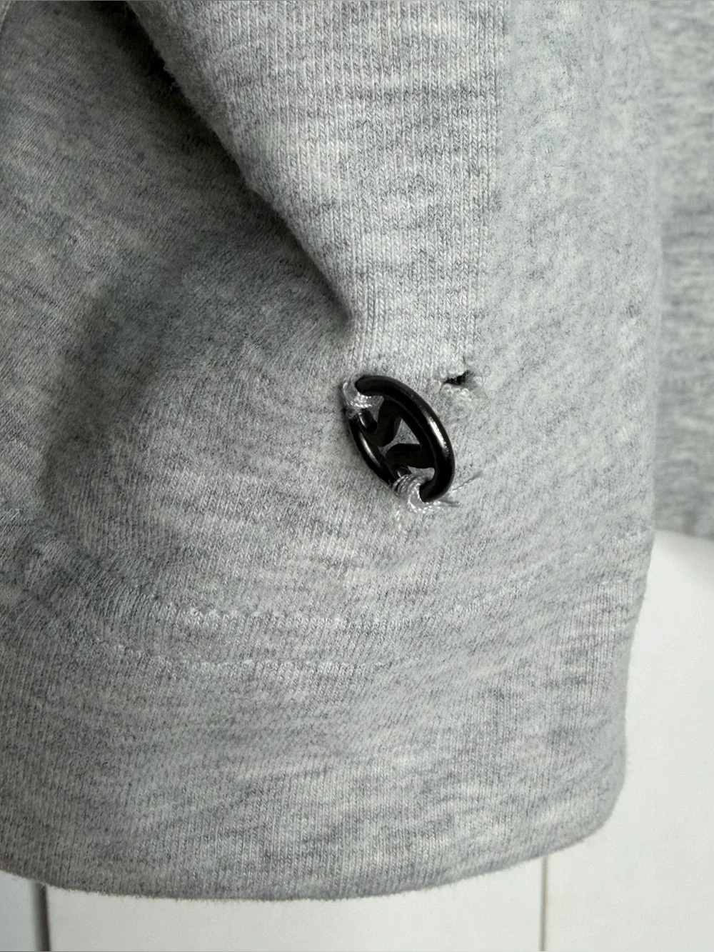 Lululemon Seva Jacket 8 Medium Heathered Gray full zip cropped athleisure pocket